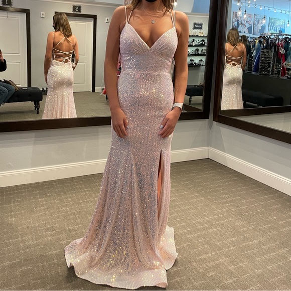 Sherri Hill designer Prom Dress size 6 PERFECT CONDITION - Picture 4 of 12